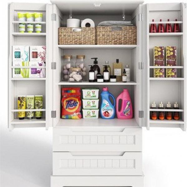 Cross border foreign trade modern simple large capacity storage cabinet, household multifunctional shelf storage cabinet trend