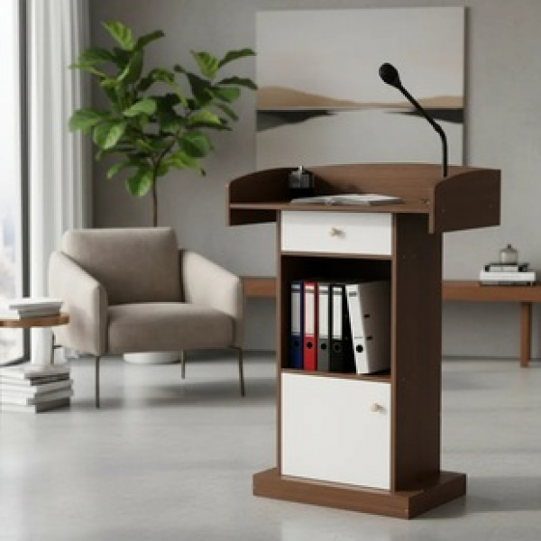 Speaker's Desk, Speaker's Desk, Minimally Modern Welcome Desk, Reception Desk, Shopping Guide Desk, Counseling Desk, Hosting Desk, Ceremonial Desk, Lecture Desk