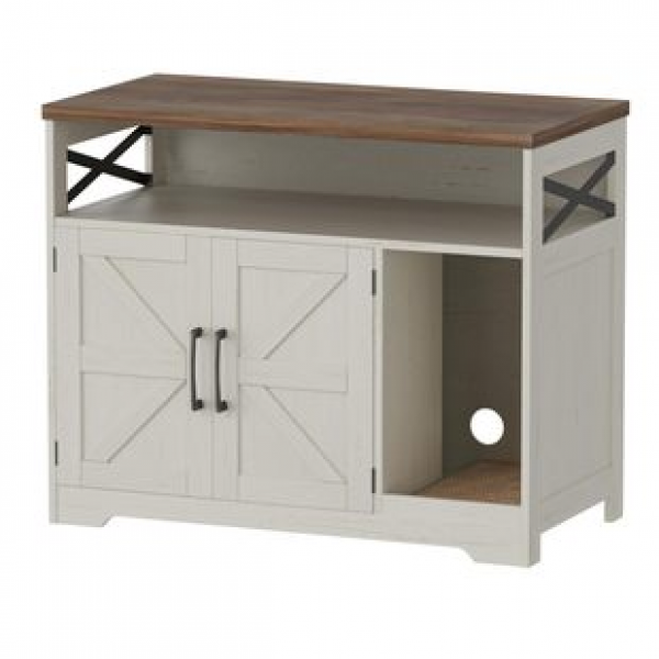 Purchase of cat litter box shell with cat scratch pad, hidden litter box furniture for cat restrooms, cross-border direct sales trend