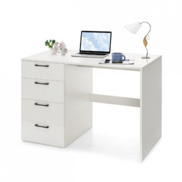Simple and modern single person desk, student home, simple writing desk, bedroom, office desk, desktop computer desk, study desk