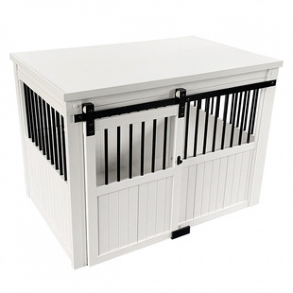 New type of dog house indoor dog house luxury villa wooden pet dog house dog house large, medium and small dog house supplies