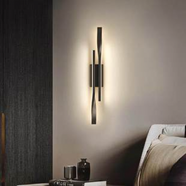 LED modern minimalist living room background wall light bedroom bedside wall light Nordic light luxury designer atmosphere lighting fixture