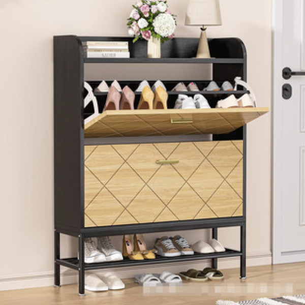 Ultra thin shoe cabinet, simple and modern entrance, large capacity storage cabinet, shoe rack, Amazon plate shoe cabinet, trendy