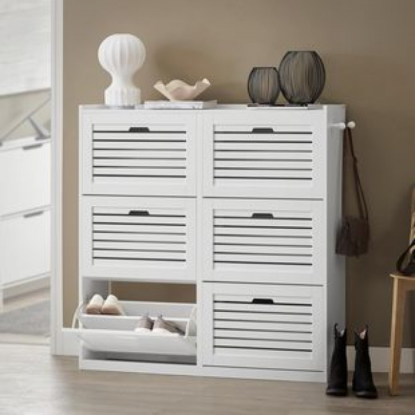 Simple and modern entrance storage cabinet, shoe storage rack, Amazon plate shoe cabinet, light luxury shoe cabinet