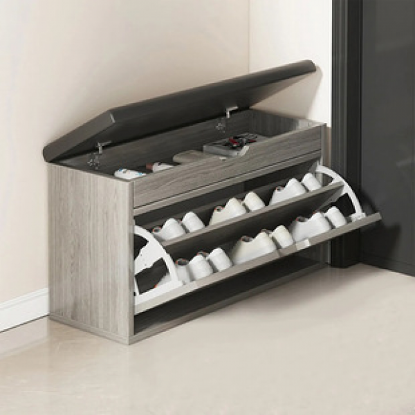 Shoe changing stool for home use, doorstep shoe rack for sitting, entrance shoe cabinet, integrated seating stool, entrance storage stool, entrance shoe wearing stool