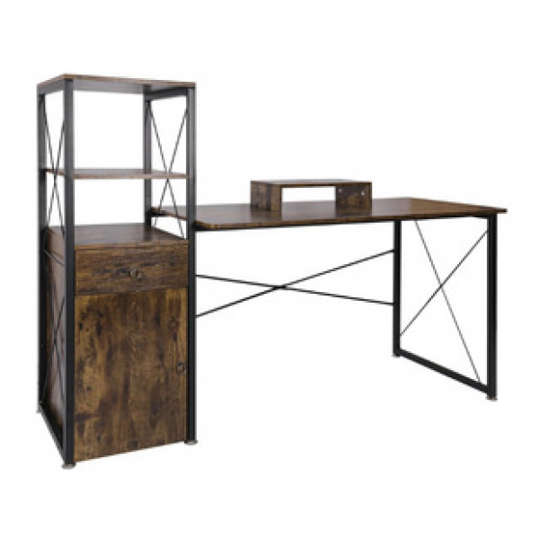 Foreign trade cross-border manufacturer direct sales office desk, home office iron game desk, Amazon hot selling panel furniture