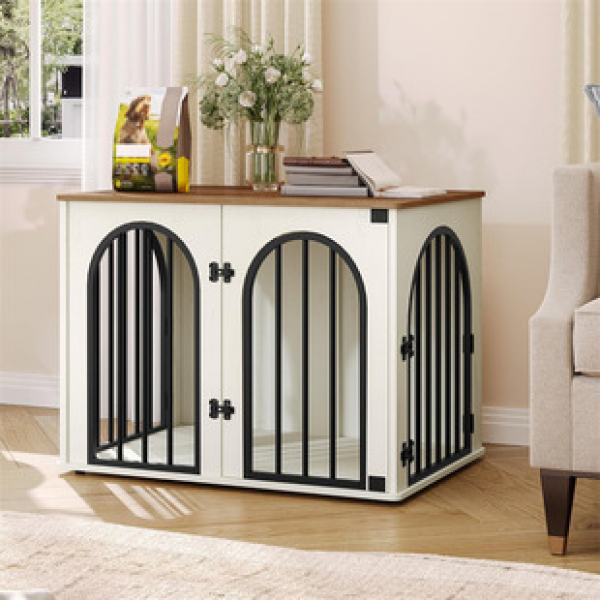 Cross border can close two dogs, pet villas, TV cabinets, pet cages, medium-sized and large dogs, indoor dog beds