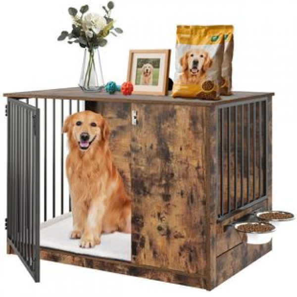New dog cage Small dog cage Wood villa Dog kennel Dog cage Large dog medium-sized dog border collie