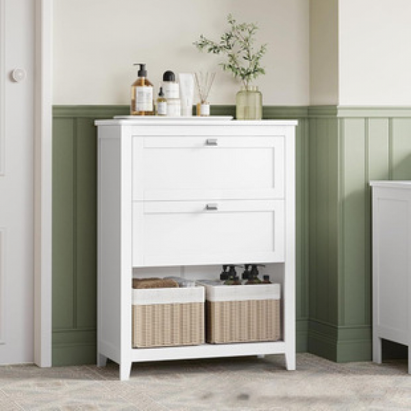 Factory direct storage cabinet suitable for small spaces, three story storage cabinets, living rooms, bathrooms, cross-border Amazon hot selling items