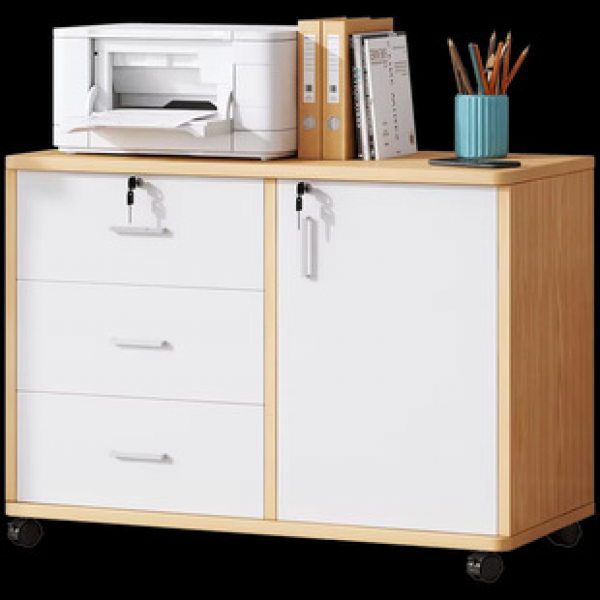 File cabinet, office mobile storage cabinet, small drawer cabinet, under desk wheeled storage cabinet, low cabinet, data cabinet