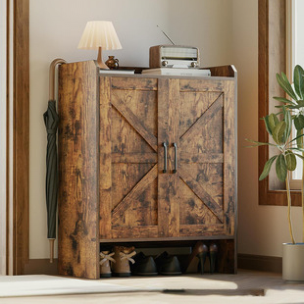 Simple and modern entrance with adjustable shelves for storage, Amazon board shoe cabinet, light luxury shoe cabinet, trendy