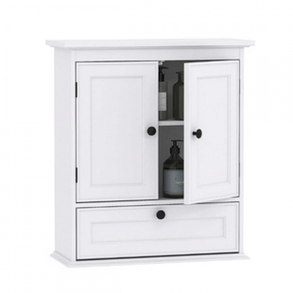 Amazon foreign trade hot selling plate type with double door storage cabinet bathroom narrow bathroom small bathroom wall cabinet storage cabinet