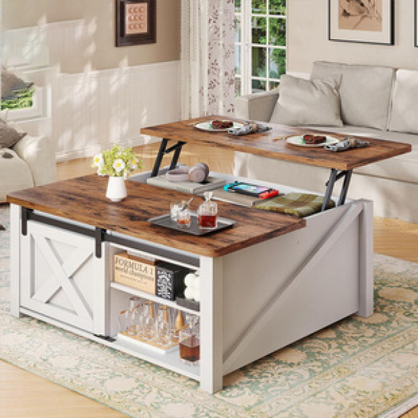 Wholesale coffee table, lift, living room, tea table, living room, small table for home use, simple rental, small apartment, sofa, tea table