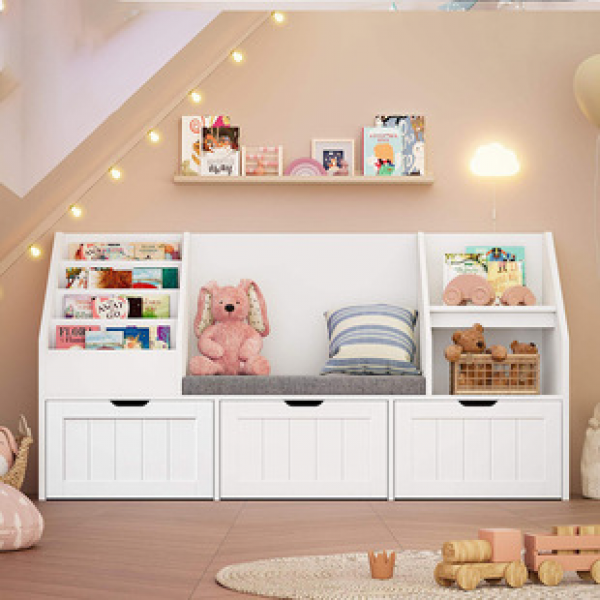 Amazon Cross border Factory Foreign Trade Exclusive for Duobaoge Bookcases, Study Storage, Home Storage Shelves, Children's Bookshelves, Trendy