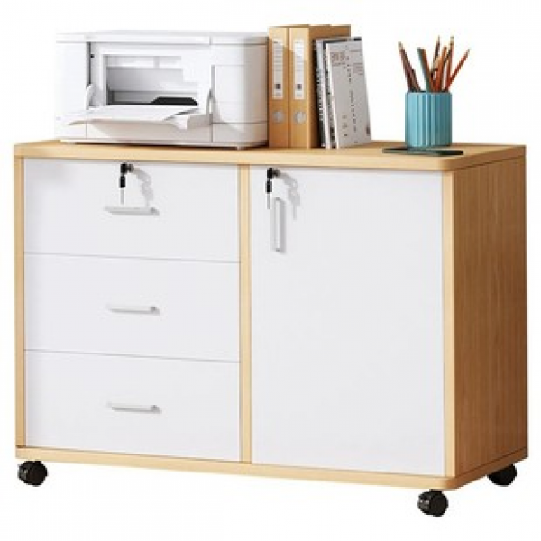 File cabinet, office mobile storage cabinet, small drawer cabinet, under desk wheeled storage cabinet, low cabinet, data cabinet