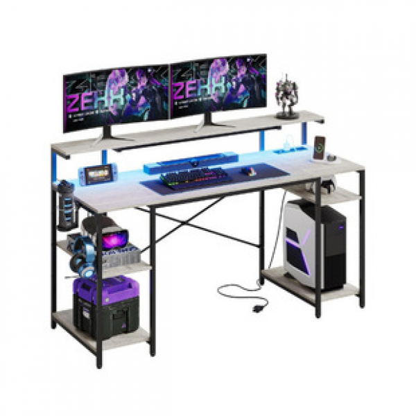 Computer desk, bedroom, home gaming desk, rental house, simple rectangular desktop desk, minimalist modern desk