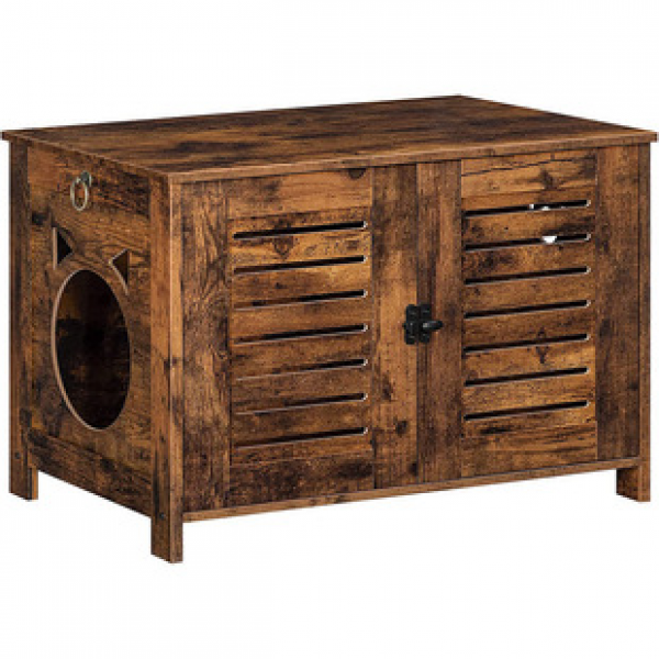 American retro cat cabinet, dog villa cabinet, trendy cross-border manufacturer direct sales, multifunctional pet cabinet, fence door storage cabinet