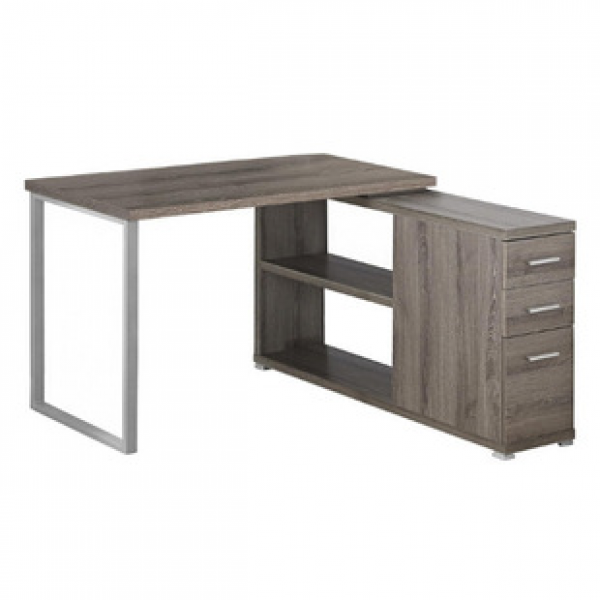 Foreign trade cross-border manufacturer direct sales office desk retro desk rotatable corner desk furniture Amazon hot selling panel trend