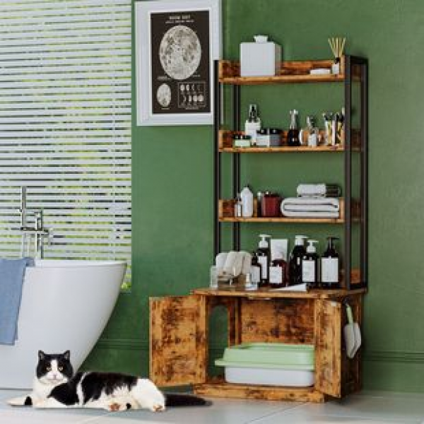 Cross border hot selling cat cage, shared furniture for people, multifunctional dog bed, wooden cat bed, all season universal cat bed with storage