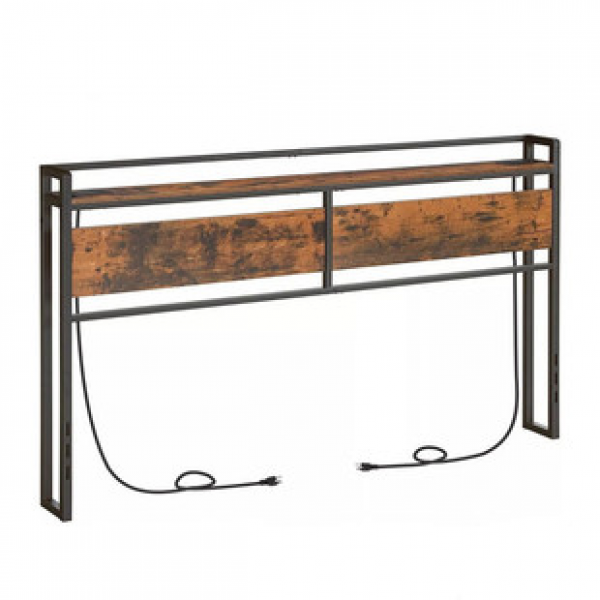 Minimalist entrance counter against the wall, long and narrow table, solid wood entrance table, headboard, back table, iron art, American style antique table, trendy trend