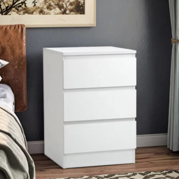 Cream style solid wood bucket cabinet, simple modern storage cabinet, five bucket cabinet, bedroom bed end cabinet, living room drawer style storage cabinet