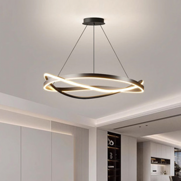Living room pendant light luxury Nordic internet famous lamp modern simple and atmospheric main light extremely simple style package 2025 new model