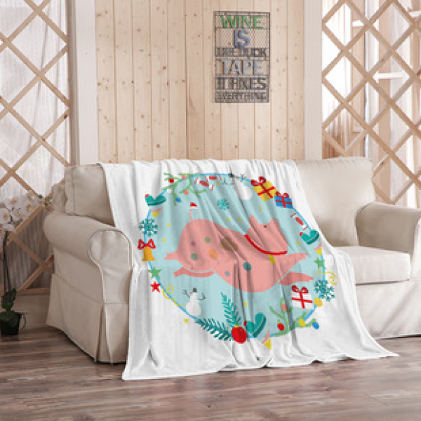 Blanket, anime star photo, flannel blanket, air conditioning, nap blanket, idol support blanket