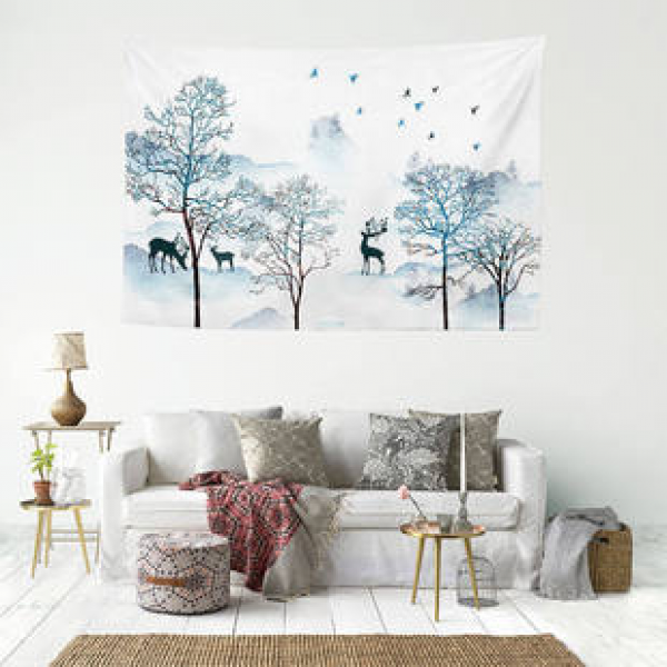 Background Cloth Ins Hanging Cloth Tapestry Photo to Photo Private Background Wallpaper Painting Internet Celebrity Anime Super Ins Style