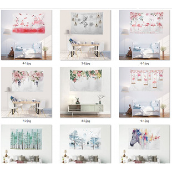 Manufacturer direct sales cross-border Nordic ins background cloth decorative cloth wall blanket beach towel tapestry extra thick