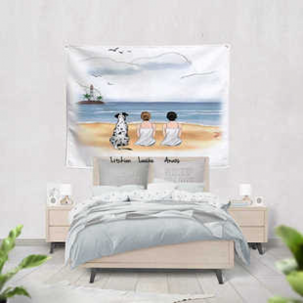 Thousands of optional foreign trade tapestries, cute animals, cats and dogs, internet famous decorative fabrics, wall blankets, beach towels, tapestries are available