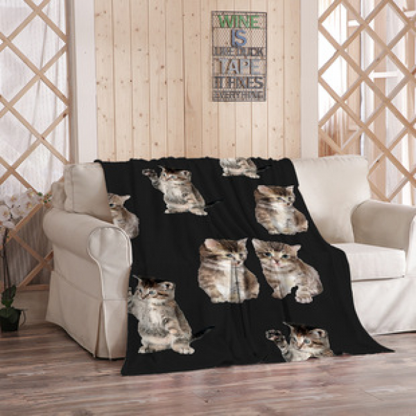 Blanket, anime star photo, flannel blanket, air conditioning, nap blanket, idol support blanket