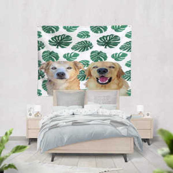 Dogs, cats, animals, internet celebrities, decorative fabrics, wall blankets, beach towels, tapestries, and other tapestries are popular in foreign trade and wholesale