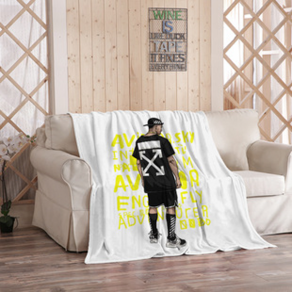 Blanket, anime star photo, flannel blanket, air conditioning, nap blanket, idol support blanket