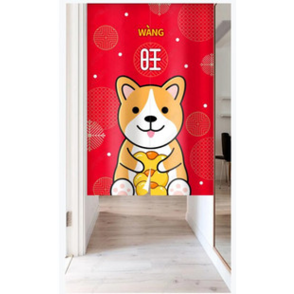 DIY cross-border hot selling cotton, linen, linen door curtains, kitchen, bedroom, bathroom partition curtains, half curtains, fabric door curtains