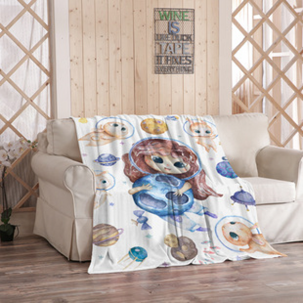 Blanket, anime star photo, flannel blanket, air conditioning, nap blanket, idol support blanket