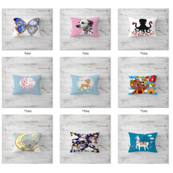 Children's Cute Cartoon Animal Dog Pillow Linen Pillow Pillow Pillow Cushion Wholesale Pillow Sofa Matte