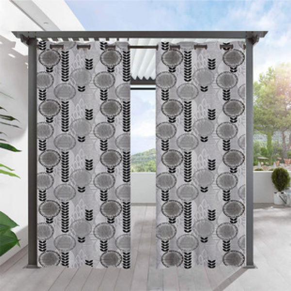 Cross border hot selling European and American popular elements, outdoor waterproof with pictures, freshly made high shading 3D digital personalized fabric curtains