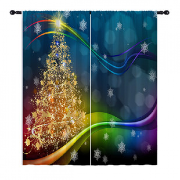 Cross border hot selling foreign trade wholesale 3D digital printing manufacturer direct supply waterproof outdoor shading personalized style fabric curtains