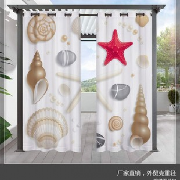 Factory direct sales hot selling 3D digital printing animal series blackout outdoor waterproof curtains cross-border foreign trade weight and light