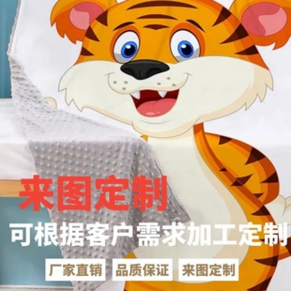 Foreign trade thickened and plush bean blanket anime cartoon cute bean blanket thickened and plush internet celebrity