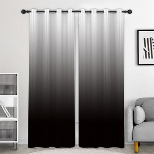 Manufacturer supplies cross-border Amazon hot sale 3D digital printing curtain, living room, bedroom, french window