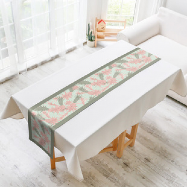 Home Decoration Cross border Creative Flowers Japanese Bed End Towels Bed Flag Hotel Bedding Manufacturer Direct Sales