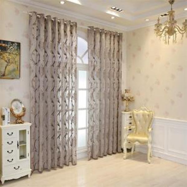 Factory direct supply to cross-border e-commerce platform Amazon hot selling plush boutique blue dream curtains and window screens factory dropshipping