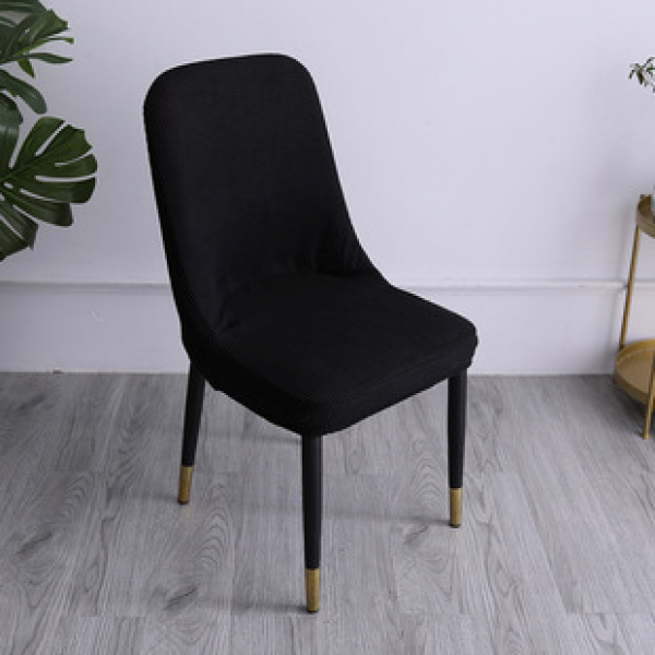 Factory supplied explosive product chair cover, semi-circular dining table and chair cover, integrated backrest, simple and elastic backrest