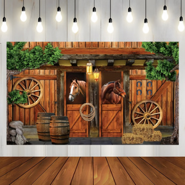 Cross border manufacturer direct sales live broadcast background cloth tapestry decorative cloth wall tapestry beach towel tapestry wooden door series