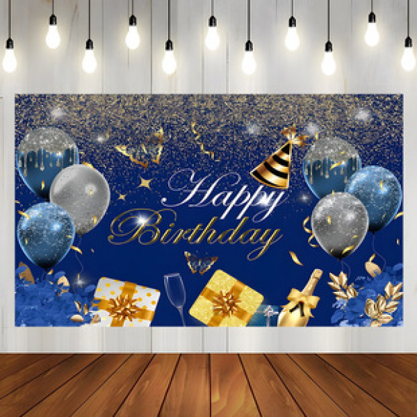 Manufacturer direct sales cross-border live broadcast background cloth decorative cloth wall blanket beach towel tapestry birthday series