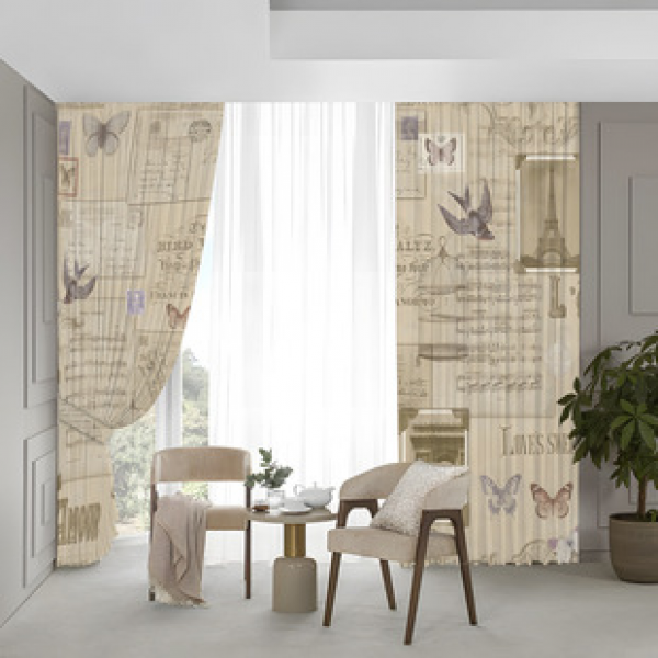 2PCS Flower Character Curtain Factory OEM 3D Digital Printing Cross border Amazon Curtain Hot Selling Pattern