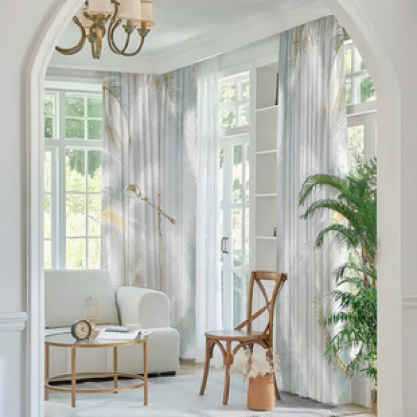 2PCS Flower Character Curtain Factory OEM 3D Digital Printing Cross border Amazon Curtain Hot Selling Pattern