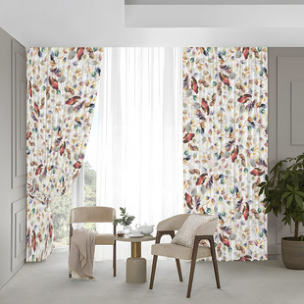 2PCS Flower Character Curtain Factory OEM 3D Digital Printing Cross border Amazon Curtain Hot Selling Pattern