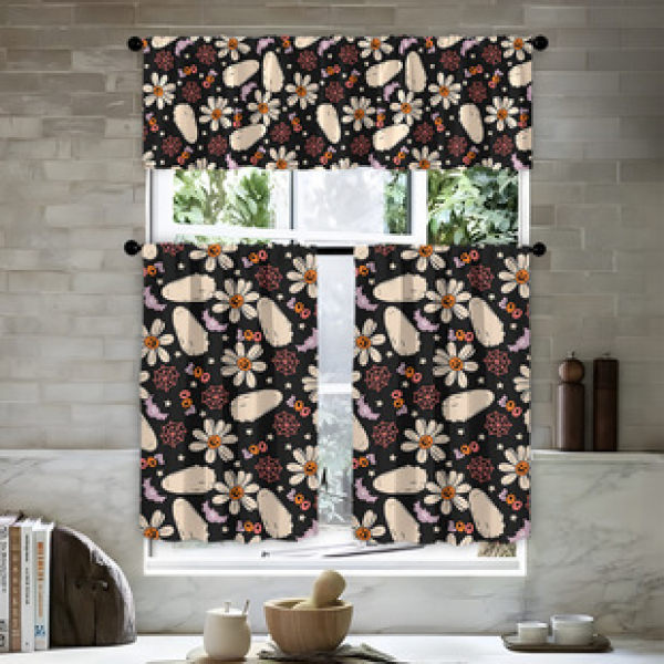 Direct supply from manufacturers to cross-border e-commerce platforms, digital printing, kitchen small windows, boutique short curtains, factory outsourcing